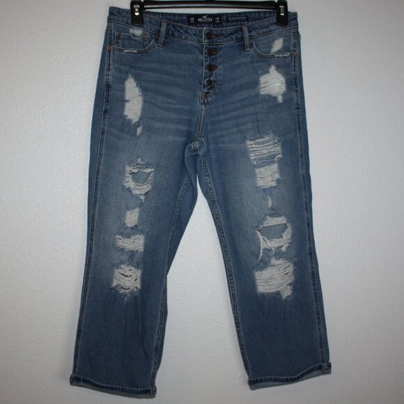 Hollister Denim - Hollister Midrise Crop Boyfriend Jeans